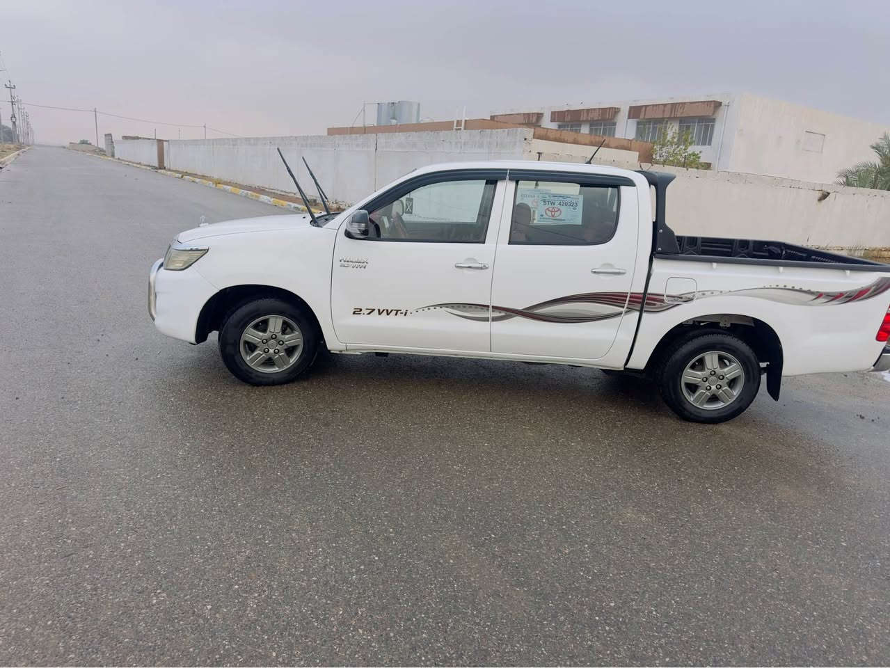 مرزي موديل 2013 رقم اربيل دولي سنويه لل 28 محرك مامفتوح شاصي 12 ضرر  بابين بدون دواخل وبيهه مكانات بارد مكان السياره كركوك الحويجه 
***********
السعر 185 كركوك, العراق
