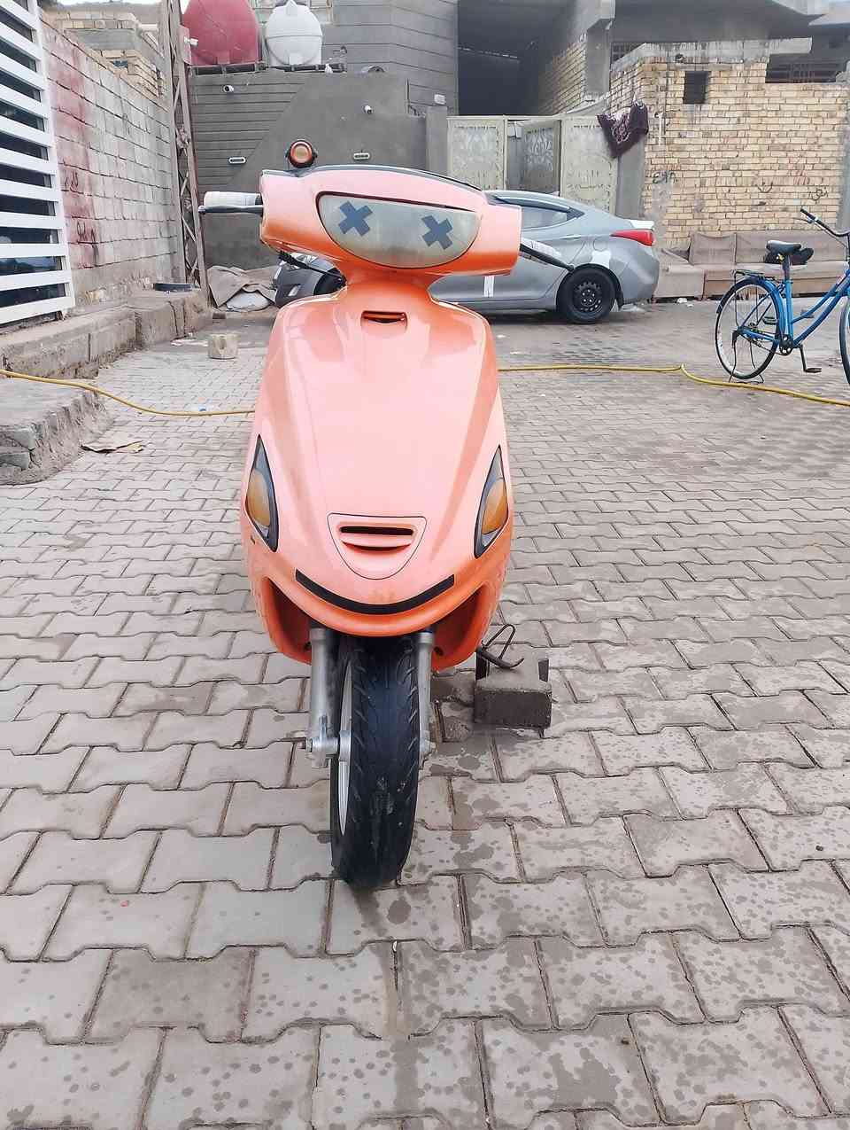 السلام عليكم دراجه فراشه للبيع دراجه جاهزه ماكينتها لا قايمه جديده دراجه كفر الاصليل***********
