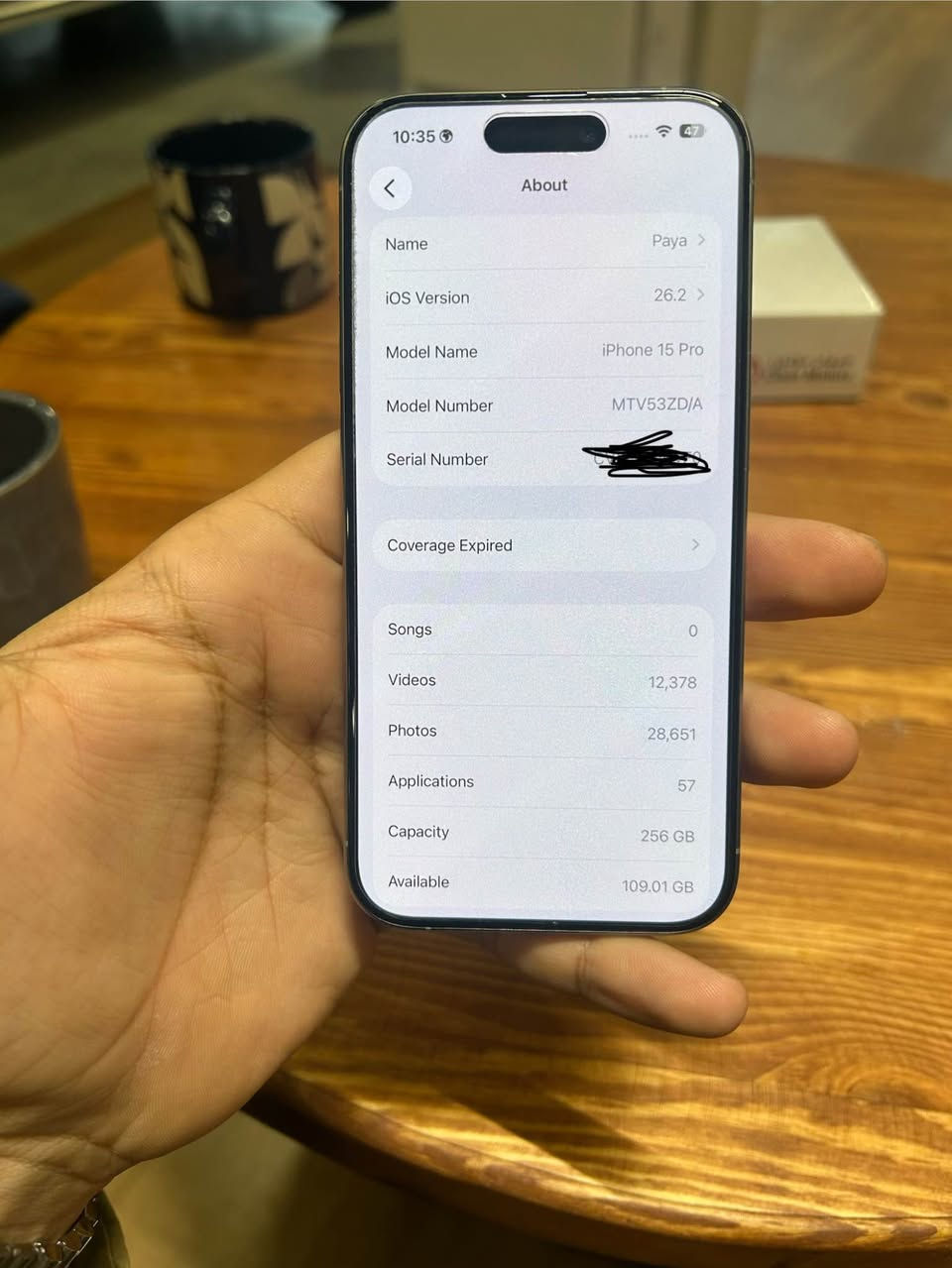 iphone 15 pro 
لۆک لۆک به شه رتي هه موو شتيك
به لوكي لاي خۆمان بوو 
٢٥٦گیگا
١سیم و ئسیم
نوکە دە رزی شوختی نیە
کارتۆنی ئە سلی ڵە گە ڵە
تب.سلیمانی السليمانية, العراق


**إذا كنت صاحب هذا الإعلان وتريد حذفه لأي سبب، رجاءا أرسل رسالة إلى الدعم الفني**
