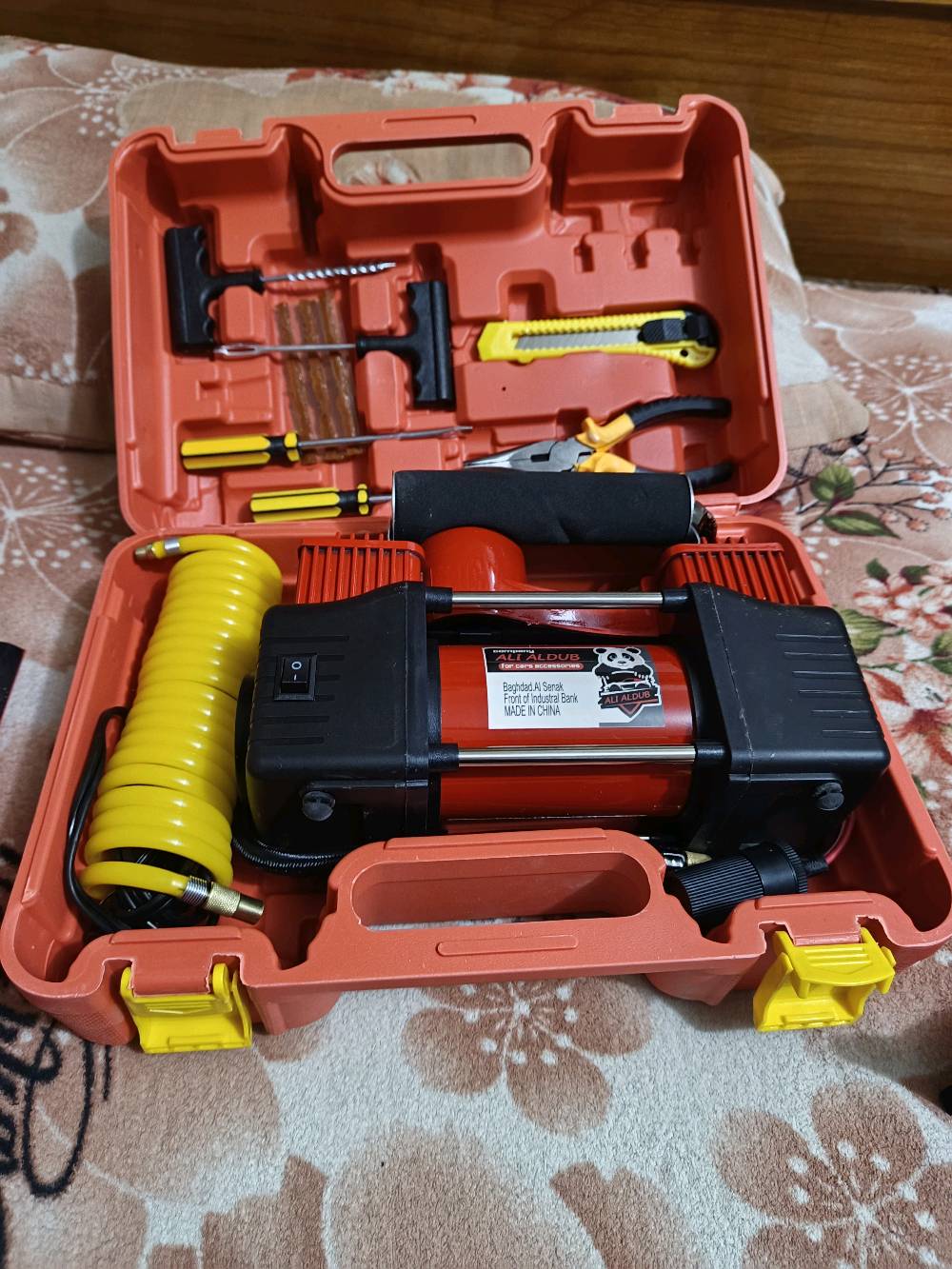 منفاخ سياره نوعيه ابو دب نحاس دبل بستم توصيل داخل النجف مجاني افحص كدام مندوب 