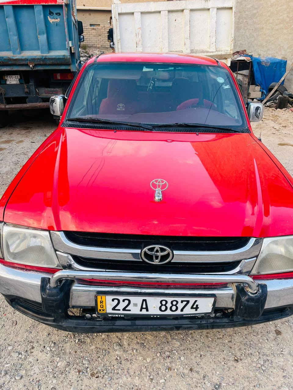 سلام عليكم تيوتا البيع 2003
فول مواصفات GLX

بيها جاملغ الخلفي  صبغ  فقط 

رقم اربيل 

مكان سيارة تكريت 

رقم الهاتف ***********

