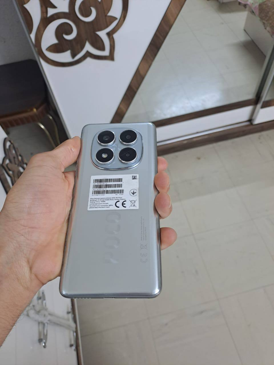 السلام عليكم جهاز للبيع POCO X7 جهاز فول نظافه الجهاز شخط ما بيه عارضه للبيع ذاكره 512 السعر290 مكاني بغداد رقم الهاتف*********** الجهاز ضمان مدى الحياه جهاز الشخصي
