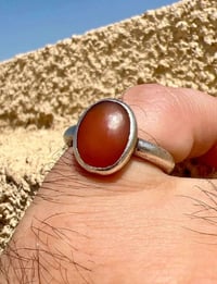 خاتم عقيق أحمر • من ضريح الحسين • نوادر