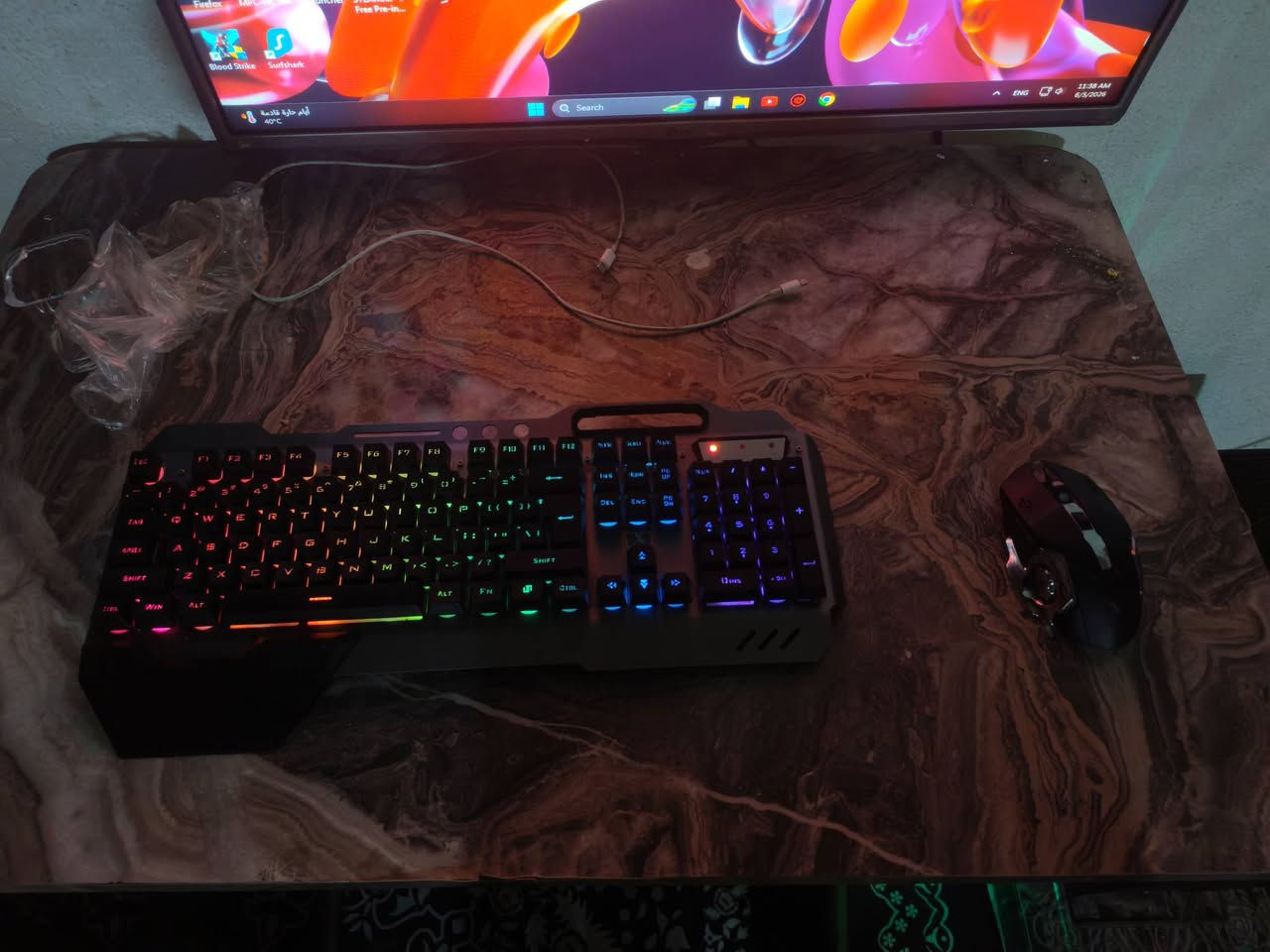 سلام عليكم بي سي العاب للبيع ***********
CPU I5 13400F
GPU 1660S
RAM 16 DDR4
 motherboard
H610PRO 
power 750k
 كيس من STRIX
   m. 2))) 500G
سعر 700وبي مجال للشراي
