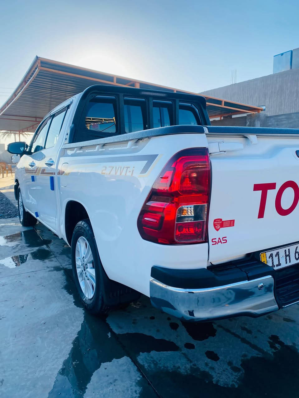 السلام عليكم 
للبيع هايلوكس م.19ساز ساير اوتو رقم بغداد دولي تحويل ثاني يوم مباشر مواصفات السياره كشنات تدفئه+تبريد شاشه+كامره حساسات خلفيه تحكم بالستيرن قطعتين تبريد بيانو ثلج اشاير بالمري سبير مانازل طفايه كير ومكينه شركه شرط ومكفوله كفاله عامه تخم تاير جديد السياره مال جناي ماتصرف عليه كلشي.. السعر ٢٥٥وبيه مجال قليل 
مكاني صلاح الدين قضاء بلد 
الاستفسار ***********
