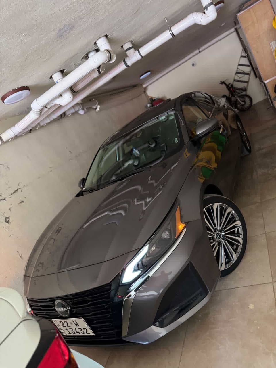 نيسان التيما 2023 SL FWD
سياره بقمة الجمال والنظافة وكلش نصبة حلوه وراقيه عليها ،
ومابيها مصرف دينار ، ايرباك بجم امامي كبس ✅
الضرر السياره صندوك خلفي متبدل 
بلاضافه جامرلغ بصف صندوك تعديل وصبغ 
📍مكان السياره كركوك شارع قدس مرقمه وسنويه جديد 
السعر 192$ وبيها مجال 
رقم الموبايل ***********
