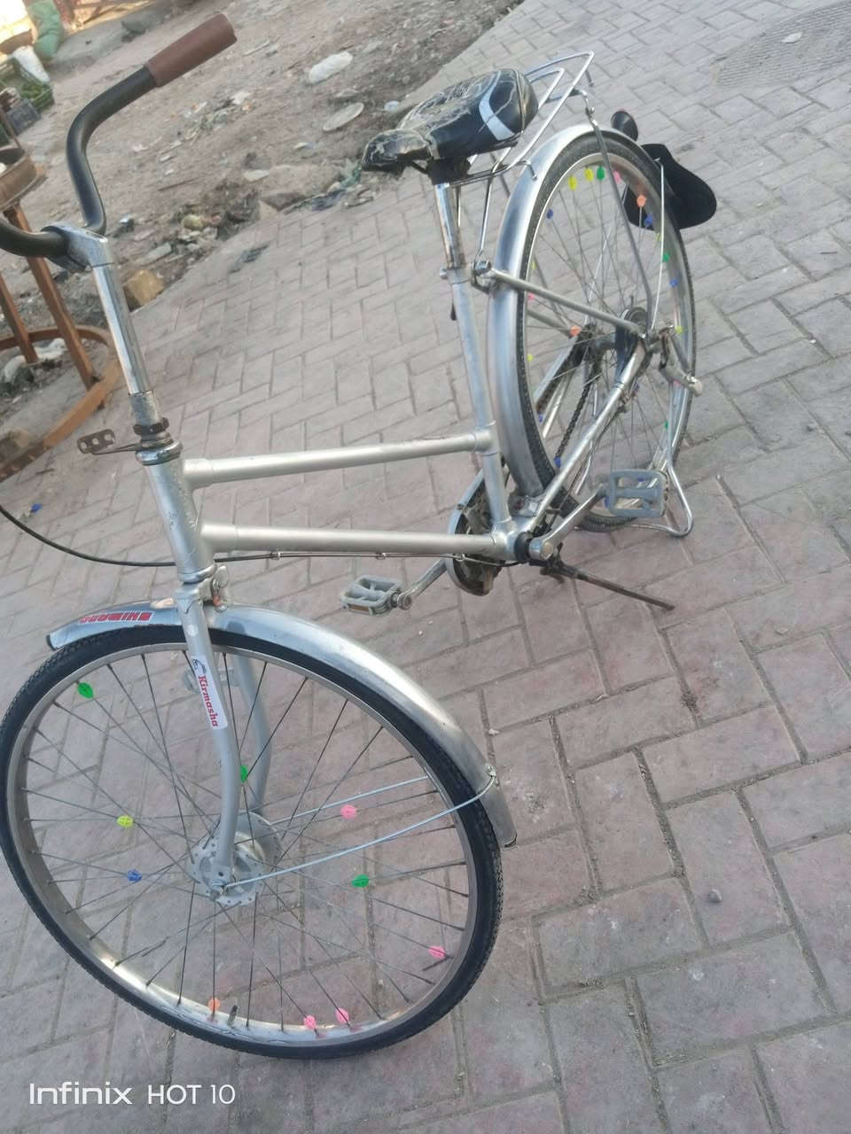 السلام عليكم من رخصت الادمن وافق على المنشور 🌹 بايسكل البيع حجم 26 ياباني بي ختم ال بايسكل نضيف بريك ابو صفاره بي 
بس ويل حساس داينمو سعره 55الف وبي مجال الشراي يجي خاص 🌹 عنواني بغداد مدينه الصدر ورفلي


**إذا كنت صاحب هذا الإعلان وتريد حذفه لأي سبب، رجاءا أرسل رسالة إلى الدعم الفني**