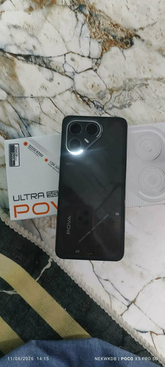 Tecno Pova 7 Ultra 5g
للبيع جهاز جديد استخدام شهر

ذاكرة ٢٥٦

عشوائية ۱۲۱۲

مكاني ديوانيه

السعر ٣٨٠


**إذا كنت صاحب هذا الإعلان وتريد حذفه لأي سبب، رجاءا أرسل رسالة إلى الدعم الفني**