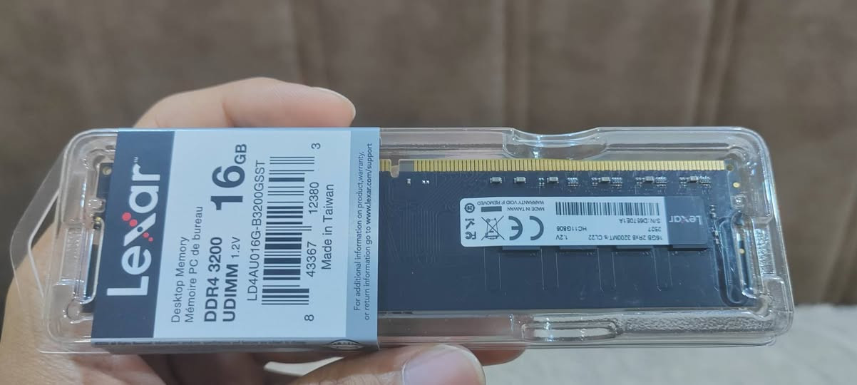 سلام عليكم ورحمه الله
رامات DDR4 سرعه 3200 حجم 16X2 مجموع (32)
من شركه LEXAR الغنيه عن التعريف
جديد ما مفتوح اصلاً
ممكن ابيع كل قطعه وحده او سويه


**إذا كنت صاحب هذا الإعلان وتريد حذفه لأي سبب، رجاءا أرسل رسالة إلى الدعم الفني**