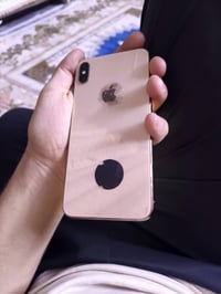 للبيع  اكس ماكس ذهبي ذاكرة 256 بطارية 89  جهاز مستبدل بطارية و ضهر اصل...