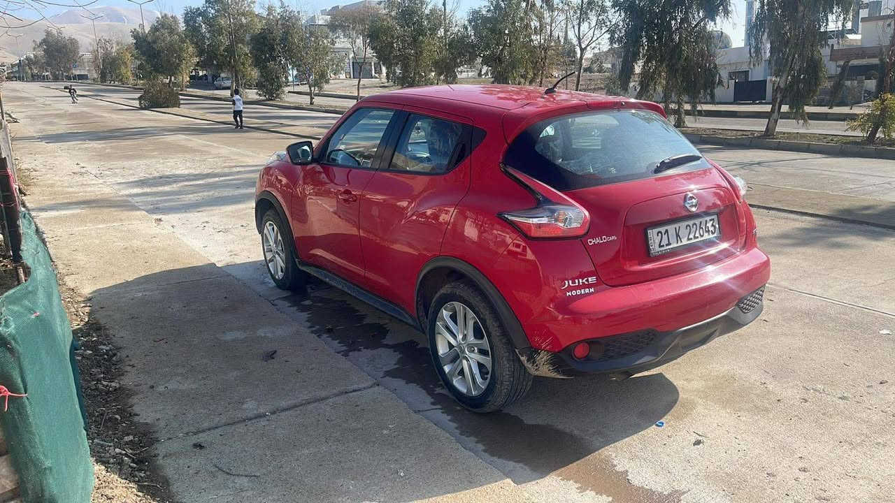 نيسان جوك
ب٩٨ ورقه ومجال جدا بسيط 
قطعتين صبغ بدون دواخل بنيد وباب
دبل اكسل 
شاشه كامره حساس
مكاني سليمانيه 
***********
