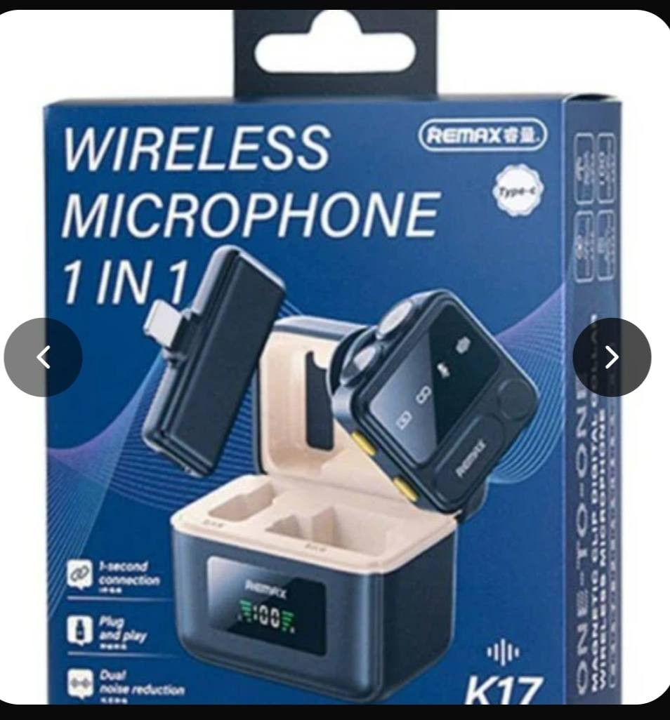 🎙️ ارتقِ بجودة صوتك مع REMAX K17 - الآن في الياقوت الأحمر!
​هل تعاني من ضجيج الخلفية أثناء التصوير؟ هل تبحث عن صوت نقي واحترافي لفيديوهاتك؟ 💎 منصة الياقوت الأحمر تقدم لك الحل الأمثل والأكثر أناقة.
​✨ مميزات ميكروفون REMAX K17 اللاسلكي:
​نقاء صوت فائق: ميزة "Dual Noise Reduction" لتقليل الضوضاء المحيطة وضمان وصول صوتك بوضوح.
​سهولة الاستخدام: نظام "Plug and Play" - اشبك واستخدم مباشرة بدون تعقيدات.
​شاشة ديجيتال الذكية: علبة شحن مع شاشة LED توضح لك نسبة البطارية بدقة (ما راح يطفي عليك فجأة!).
​تصميم مغناطيسي وعصري: صغير الحجم، خفيف الوزن، وسهل التثبيت على الملابس.
​توصيل سريع: اقتران فوري خلال ثانية واحدة فقط.
​📱 متوفر بنوعين ليناسب جهازك:
​1️⃣ Type-C: لأجهزة الأندرويد والآيباد الحديثة.
2️⃣ Lightning: لأجهزة الآيفون.
​💰 السعر التنافسي: 
​🛒 اطلبه الآن من الياقوت الأحمر
​لا تضيع الفرصة واجعل محتواك يتحدث باحترافية.
​📍 للحجز والاستفسار:
​ارسل لنا رسالة على الخاص 📥
​أو تواصل معنا عبر الواتساب مباشرة (الرابط في البايو) 🟢
​الياقوت الأحمر.. الجودة التي تستحقها


**إذا كنت صاحب هذا الإعلان وتريد حذفه لأي سبب، رجاءا أرسل رسالة إلى الدعم الفني**