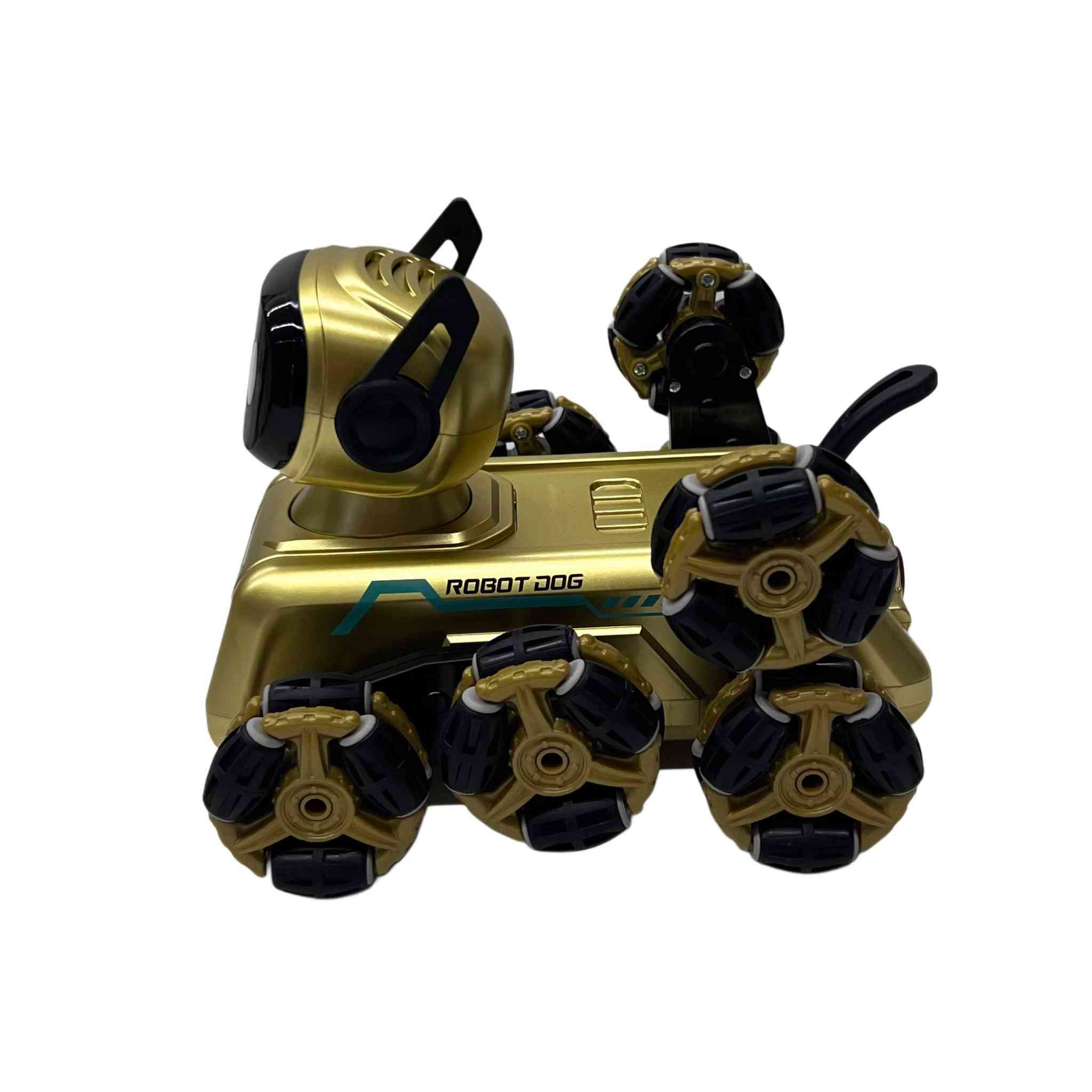 روبوت RC بسعر 25 الف توصيل بغداد 3 الاف 
• روبوت ألعاب يتم التحكم به عن بُعد، مصمم بحركات متعددة وأوضاع مختلفة للقيادة والعرض.

المميزات:
• تحكم لاسلكي بواسطة ريموت كنترول بتصميم مريح
 
• أوضاع حركة مختلفة (التحرك، الانخفاض، أوضاع جلوس وحركة)
 
• مؤثرات ضوئية مدمجة (Indicator Lights)
 
• خاصية رش/دخان (Spray)
 
• يدعم التشغيل مع الموسيقى (Music)
 
• تصميم بعجلات متعددة للحركة والاستقرار

 • نوع المنتج: روبوت ألعاب بالتحكم عن بعد
• مصدر طاقة الروبوت: بطارية قابلة لإعادة الشحن 3.7V
 • مصدر طاقة الريموت: 2 × بطارية AA 1.5V (غير مشمولة)
 • الإضاءة: نعم (Indicator Lights)
 • المؤثرات: ضوء + رش/دخان


**إذا كنت صاحب هذا الإعلان وتريد حذفه لأي سبب، رجاءا أرسل رسالة إلى الدعم الفني**