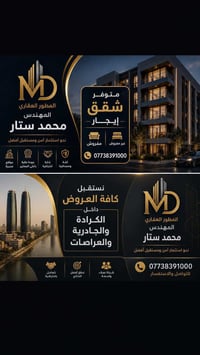 🏢✨ متوفر شقق للإيجار الآن 🔹غير مفروش طابق اول و طابق ثاني   ✔️تحتوي   ...