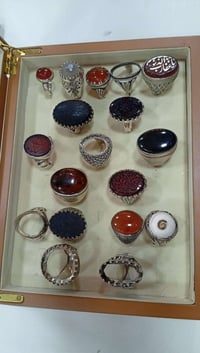 عقيق يماني قديم بيهن مخطوط صياغات صب ثقيله سعر الغرام 4.5 الف  بغداد ح...