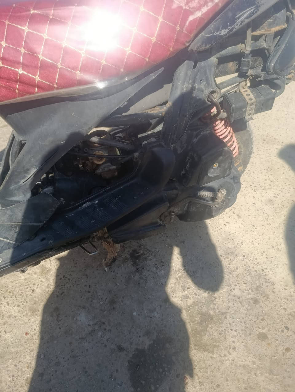 دراجه فضائي 140 حلوه ومحرك بلادي دراجه خير من الله نكره سلف هندر شتريدها كهربائيات حلوه دراجه مال شغل
مكاني بغداد شعب شارع صحه أو حي البساتين للاستفسار 
***********
