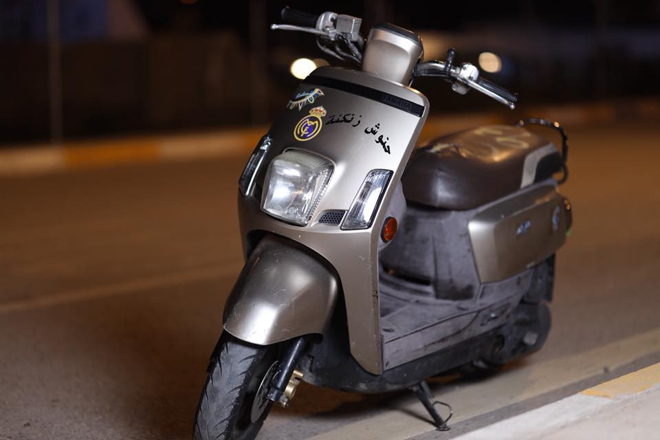 دراجه للبيع. بوليس مسطره نوزل الفين ١٣ دراجه صار اقل من الشهر من نزلته من الرمبه  الرقم ***********السعر خاص
