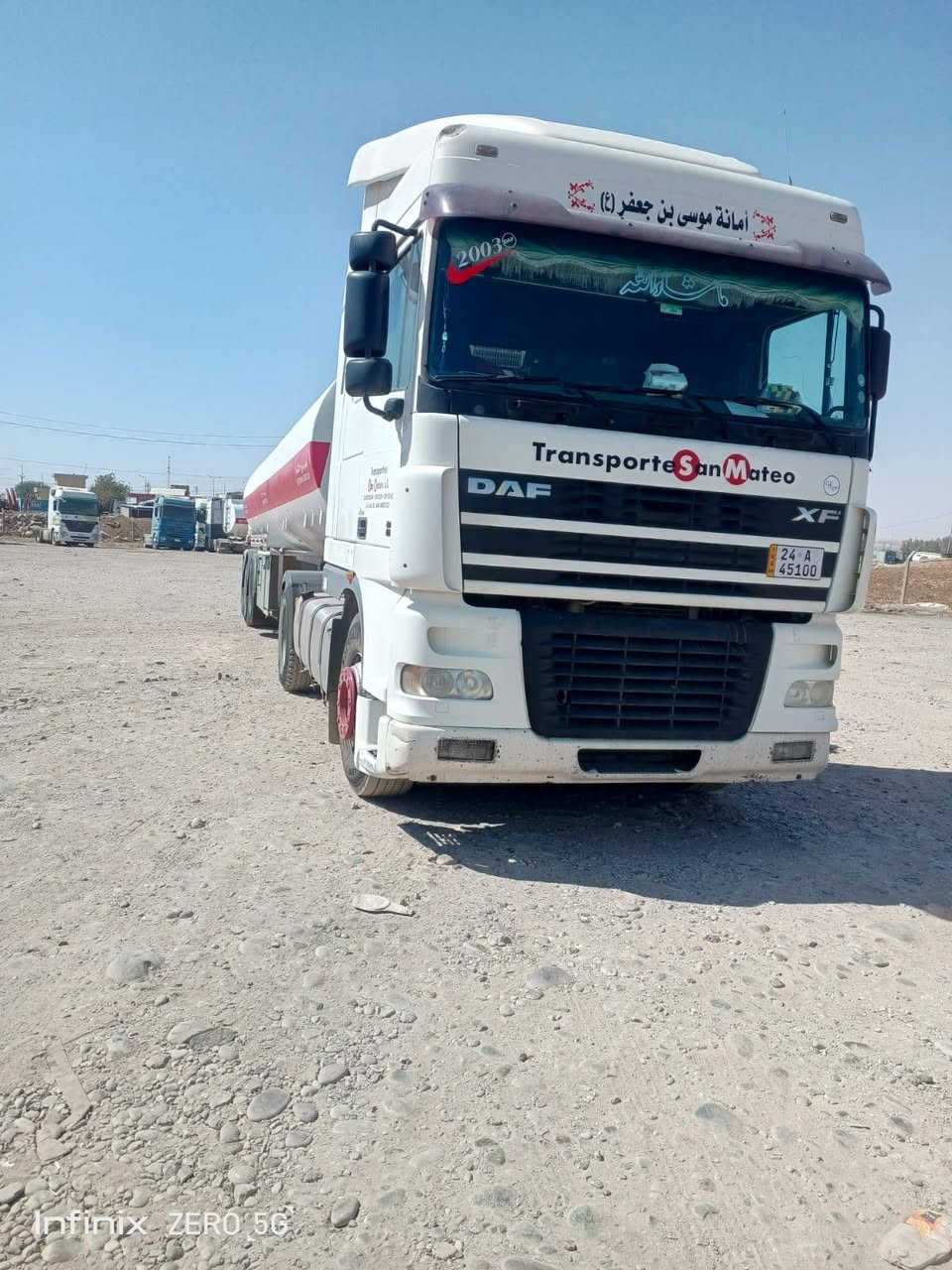 السلام عليكم سياره للبيع داف صهاريج موديل٢٠٠٣ مواصفات ريتايدر صوفج و تبريد و ثلاجه طوناج جي بي اس سنتين سياره باسمنا سنويه لغايه ٢٠٢٩ شهر ١٠ سياره جاهزه للشغل استفسار *********** واتساب
