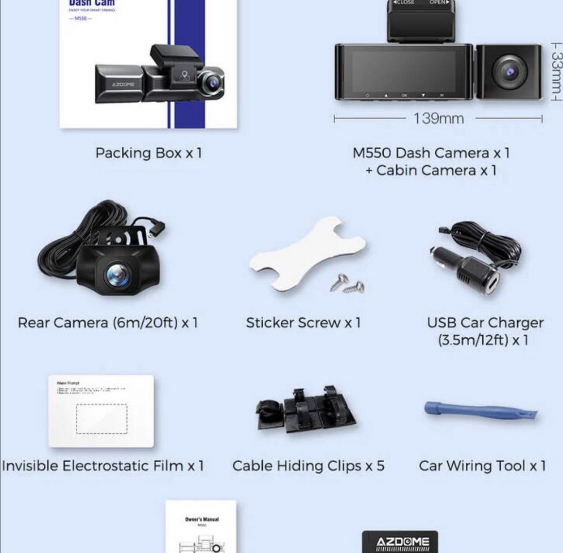 كاميرا Azdome M550 ثلاثية القنوات للسيارة، كاميرا أمامية بدقة 4K UHD، مستشعر G، واي فاي مدمج، نظام تحديد المواقع العالمي (GPS) مدمج، مراقبة ركن السيارة على مدار 24 ساعة بثلاثة أوضاع، رؤية ليلية بالأشعة تحت الحمراء، بطاقة ذاكرة 64 جيجابايت مرفقة، أسود | M550


**إذا كنت صاحب هذا الإعلان وتريد حذفه لأي سبب، رجاءا أرسل رسالة إلى الدعم الفني**