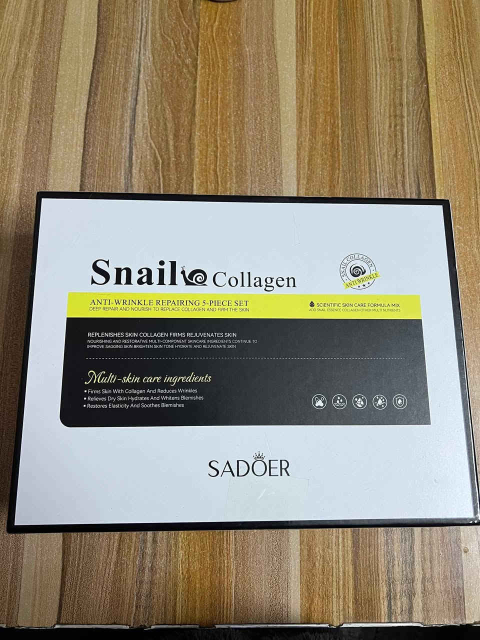 ⁨ 💛🐌بكج الحلزون بالكولاجين متكامل للوجه  💛🐌

البكج متكون من 5 منتجات لاصلاح عميق للبشرة والتجاعيد بفضل الكولاجين يشد البشرة ويقوي حاجز البشرة ويجدد شبابها مع ترطيب عميق يتغلغل طبقات الجلد حيث يخفف جفاف البشرة القاصي ويرطبها ويبيض ويزيل البقع ويخفف العيوب في الوجه مع لمعة صحية ونظاره

🐌 مناسب للبشرة الجافة والمختلطة  والدهنيه🐌

استعمال البكج بالتسلسل التالي : 

💛 🐌غسول للوجه 
💛 🐌تونر للوجه 
💛 🐌سيروم للوجه
💛 🐌لوشن ترطيب للوجه
💛🐌 كريم ترطيب للوجه 

✅بكج راقي من كل النواحي كوالتي عالي جداً والعبوات ثقيلة درجة ممتازة ✅

🎀 سعر البكج كامل 15 الف 🎀 بغداد, العراق


**إذا كنت صاحب هذا الإعلان وتريد حذفه لأي سبب، رجاءا أرسل رسالة إلى الدعم الفني**