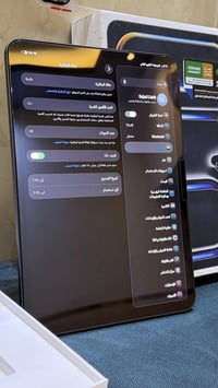 ايباد M4 2025 استعمال قليل جدا ذاكره 256  بطارية 🔋 100 عدد دورات شحن 8...