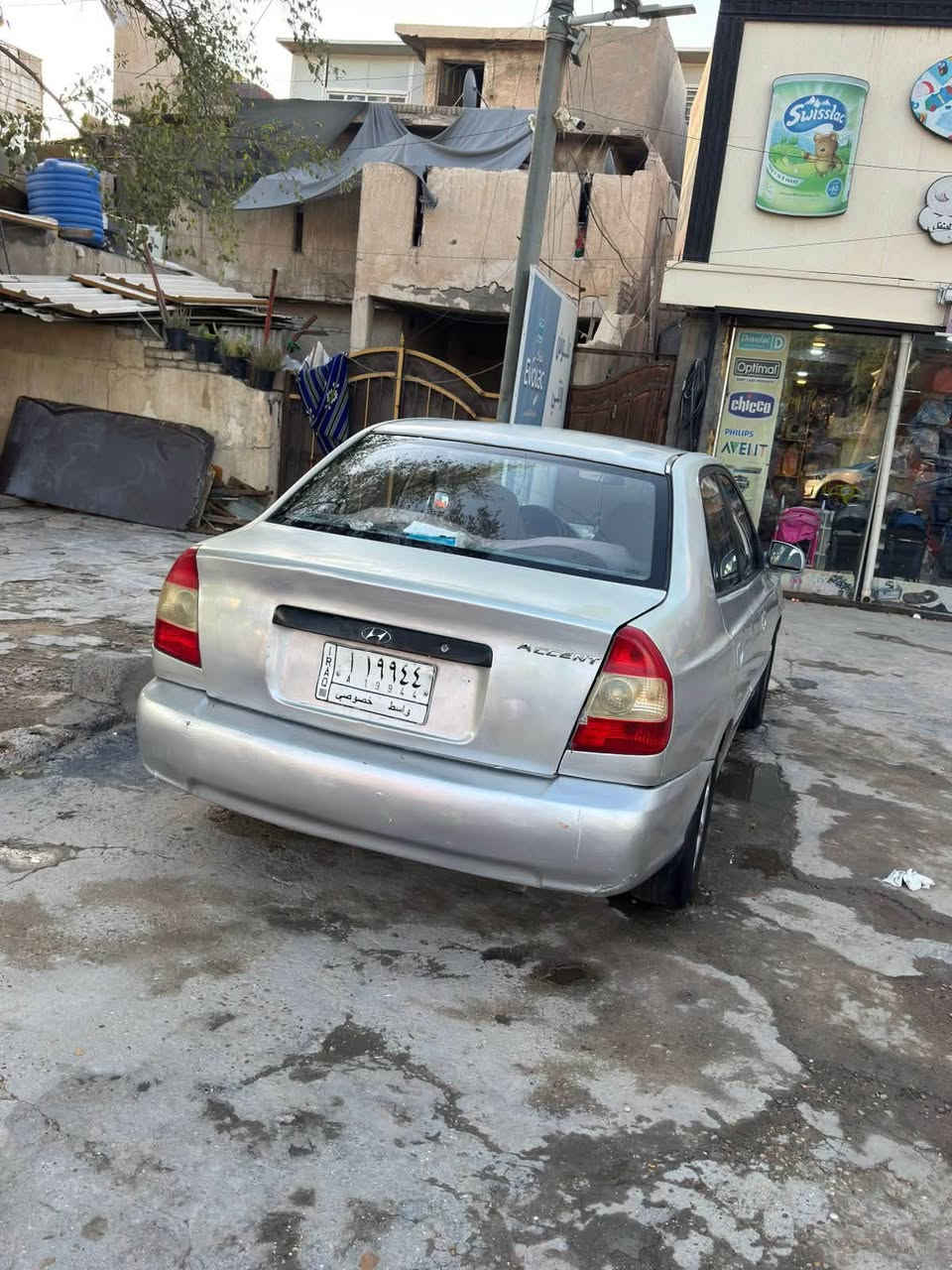 للبيع هيونداي اكسنت2001 رصاصي
للاستفسار ‭+964 780 835 1916‬
