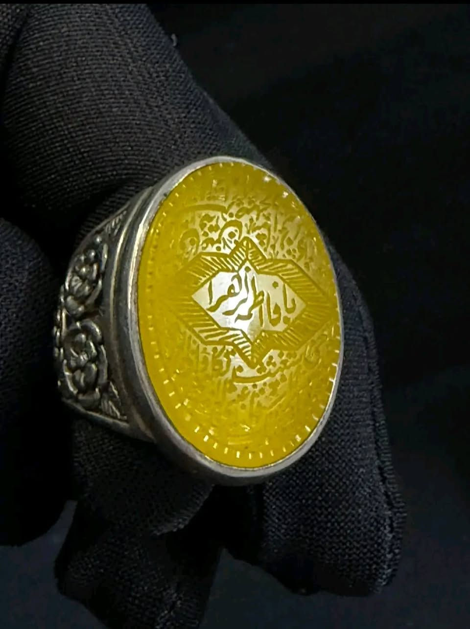 متاح خاتم يماني شرف الشمس خط يدوي تحفة التحف ***********
