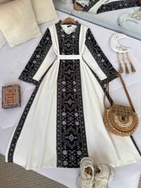 فستان دابل إيطالي • مقاسات ٣٨-٤٨ • توصيل لكل العراق