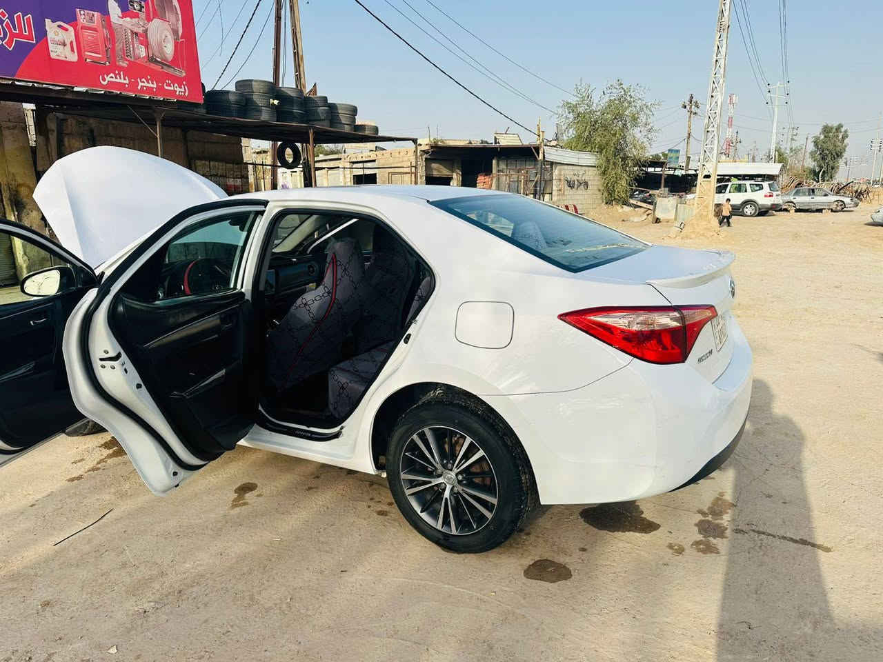 كورلا وارد امريكي 2019 L E
الحادث باب السايق مبدل بلادي 

رقم اربيل بأسمي تحويل فقط ما اسوي وكالة سيارة جديدة 

مكاني بغداد***********
