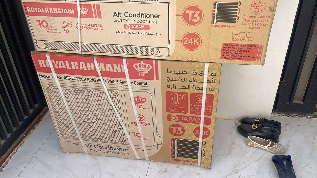 اجاني هدية واريد أبيعه 
سبّلت طنين انفيرتر تحكم وتحويل تلقائي من المولدة والوطني
ماركة رويال رحماني 

يجي ثلاث راديتر + رافع فولتية في القطعة الخارجية 
اريده مليون وخمسين ويمك سعره الأصلي وجيك
مكاني. كربلاء 
واتساب 
***********
وشكرا
