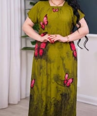 دشداشة نسائي • قماش مارينا • فري سايز ٨٥