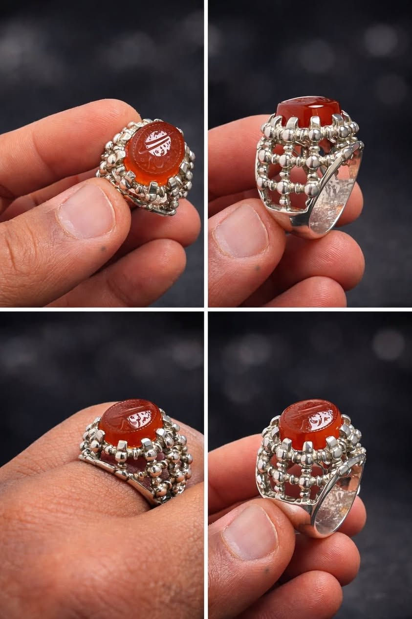 خاتم الشباك

خاتم مميز من العقيق اليماني 
نقش على الحجر (افوض امري الى الله)

هذا الخاتم دزاين الضريح المقدس 

نسخة لخاتم لحاج باسم الكربلائي 

…

الموديل صياغة يدوية راقية ثقيل 

خاتم قطعه وحدة فريدة 👆👆

@إشارة

للاستفسار 
اكثر عن السعر راسلني عل الخاص لطفا 
أو الاتصال ***********
موجود واتساب عل هذا الرابط 
‏مراسلة احمد الربيعي الصائغ كهف الاحجار عبر واتساب. https://wa.me/message/OEI26QOEYZ7TO1
