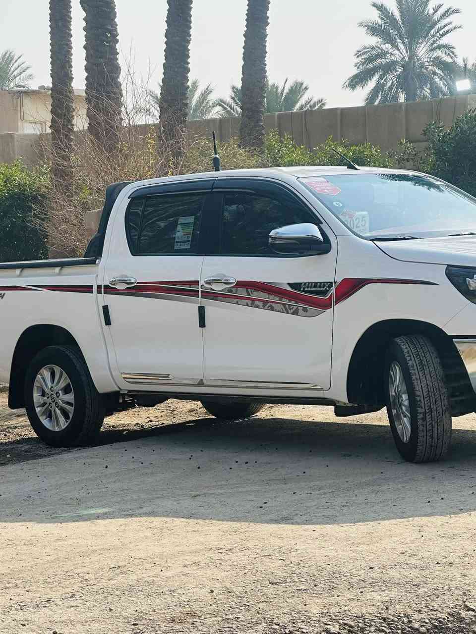 سلام عليكم
تويوتا هايلوكس  2025رقم أربيل 

مكفوله كفاله عامه ماشيه5الف

مواصفات هوك ثقيل خلفي 

كشانه تبريد 

نقاط عمياء 

حساسات  خلفيه 

تحكمات ستيرن

شاشه تدعم ابل كاربلاي واندرويد اوتو

بورمود وايكو مود

تبريد قطعتين 

شاحن لاسلكي

بصمه تشغيل 

بصمه أبواب 

دخول ذكي

للتواصل***********
