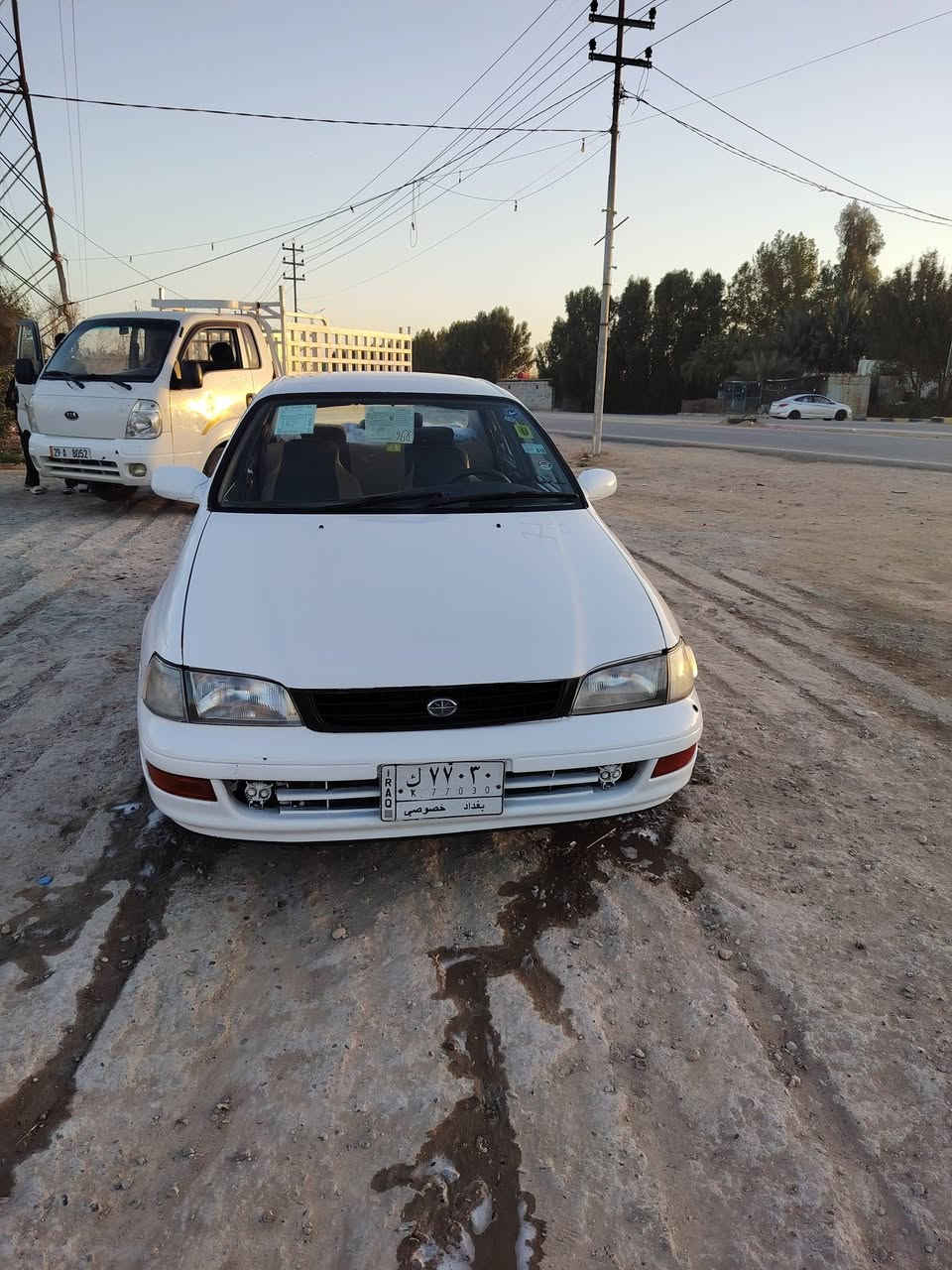 كرونا نفخ..
مكفولة من الگص والگلبة ونقل الجثة 
وشاصي ولغد  وكافة الاصوليات
سيارة نضيفة وكلش حلوة
گير.. مكينة... حدادية.. كله جديد

السعر 55 وبيها مجال قليل
مكاني نجف مشخاب مفرك الحسانيه
***********
