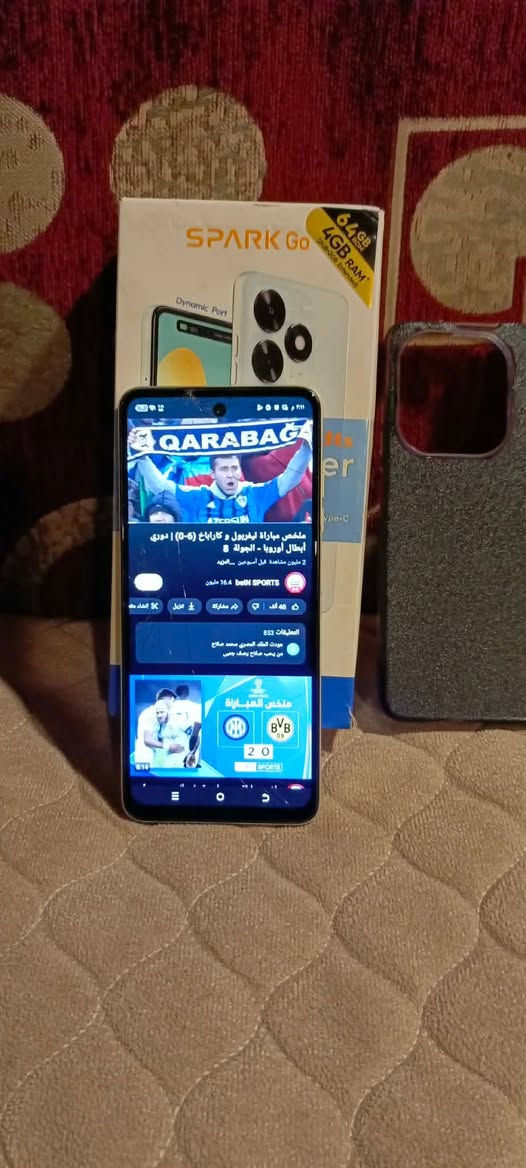 تكنو سبارك 

ذاكره 64 بصمه بالصفحه 

الجهاز ما مفتوح شرط 

فقط بي فطور بالمس بس ما مثر عل جهاز 

السعر 55 وبي مجال للشاري فقط


**إذا كنت صاحب هذا الإعلان وتريد حذفه لأي سبب، رجاءا أرسل رسالة إلى الدعم الفني**