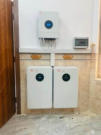 منظومة طاقة شمسية ٢٠ نهارا   ٢٠ ليلا   تتكون من  🔹 ٨ ألواح شمسية ماركة...