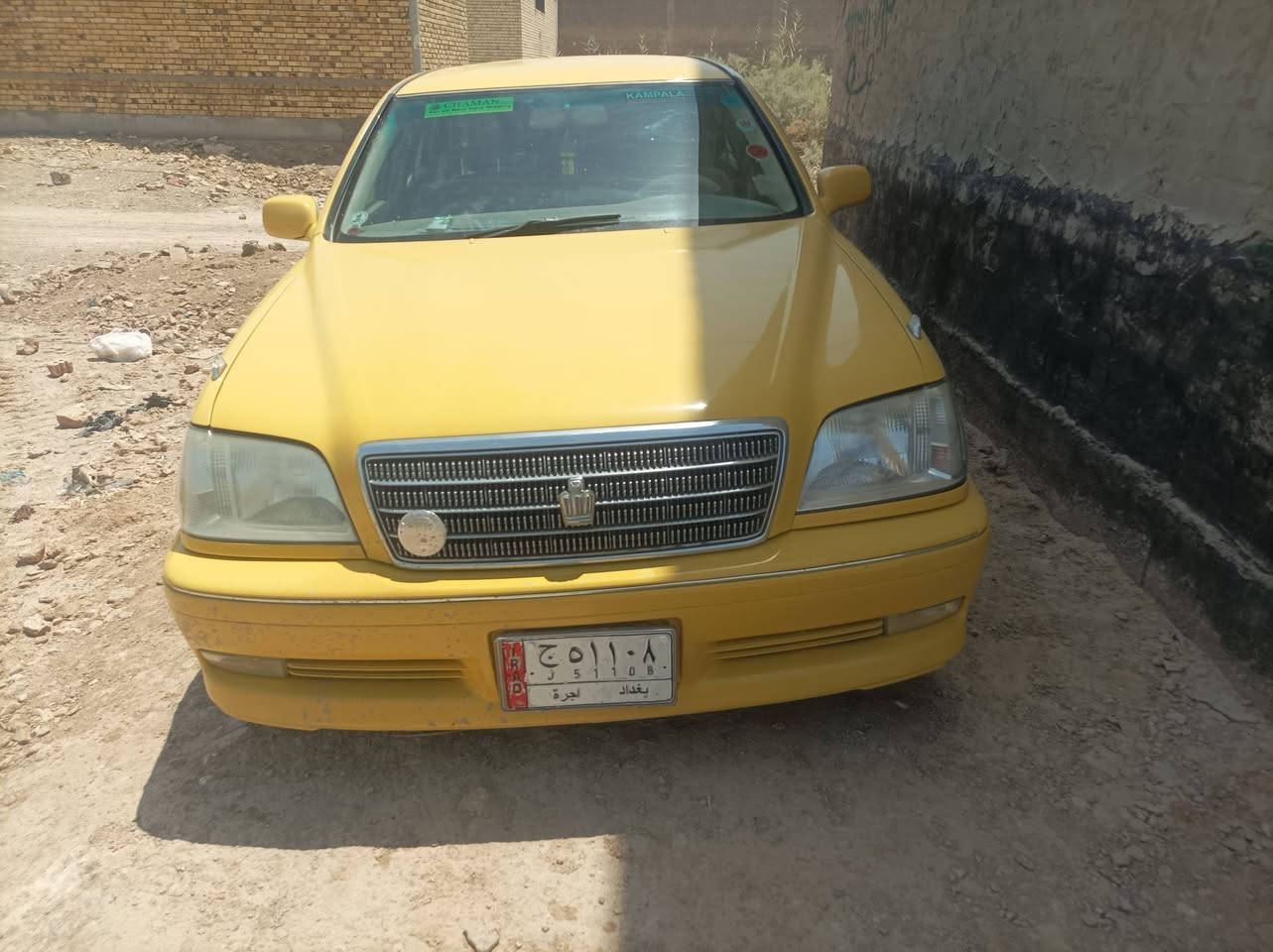 سلام عليكم ملكه البيع أو المراوس كصه قماره فقط مفحوصه مديل 2002 دكمه وحده كمرك مامدفوع عليه غرامات مرور 540 خطها بغداد نجف كير ومكينه وحداديه خير من الله السعر 60 أو الاتصال على رقم ***********
