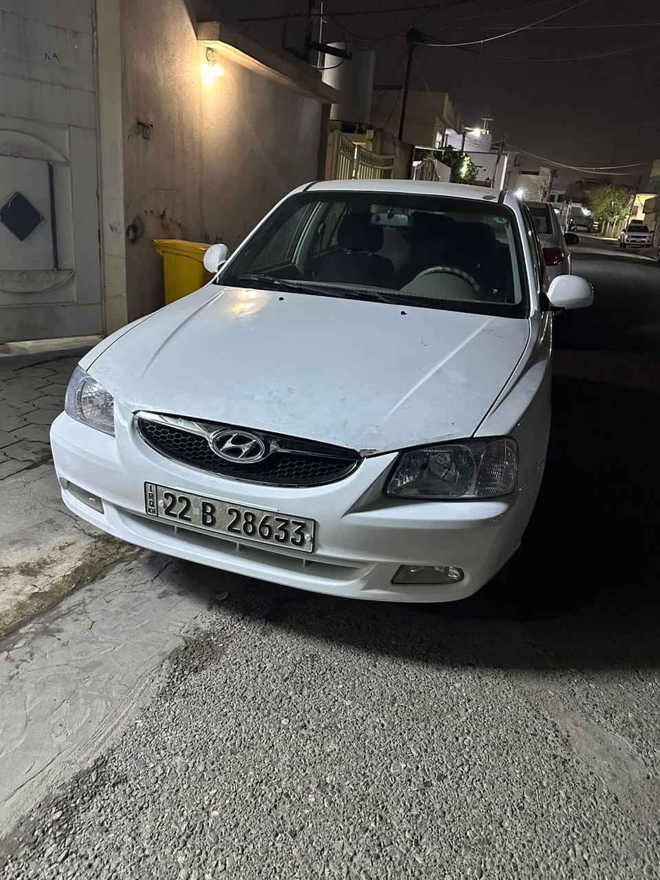 سلام عليكم للبيع هونداي بيرنا موديل 2011 بسمي بيا بونيت +جاملخ كير اوتوماتيك بل شرت محرك بل شرت تخم طيا جديد كهرابيات كولا شخال رقم اربيل تفتر بنزين موجود بدون صبخ سعر 58/ ***********
