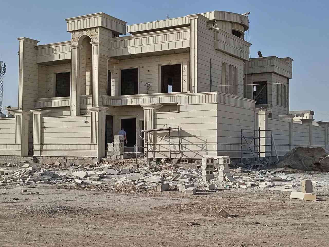 سلام عليكم  كادر عمل حجر حلان انواع واجهات البيوت وانواع الكوبلنات كرسته عمل ***********
