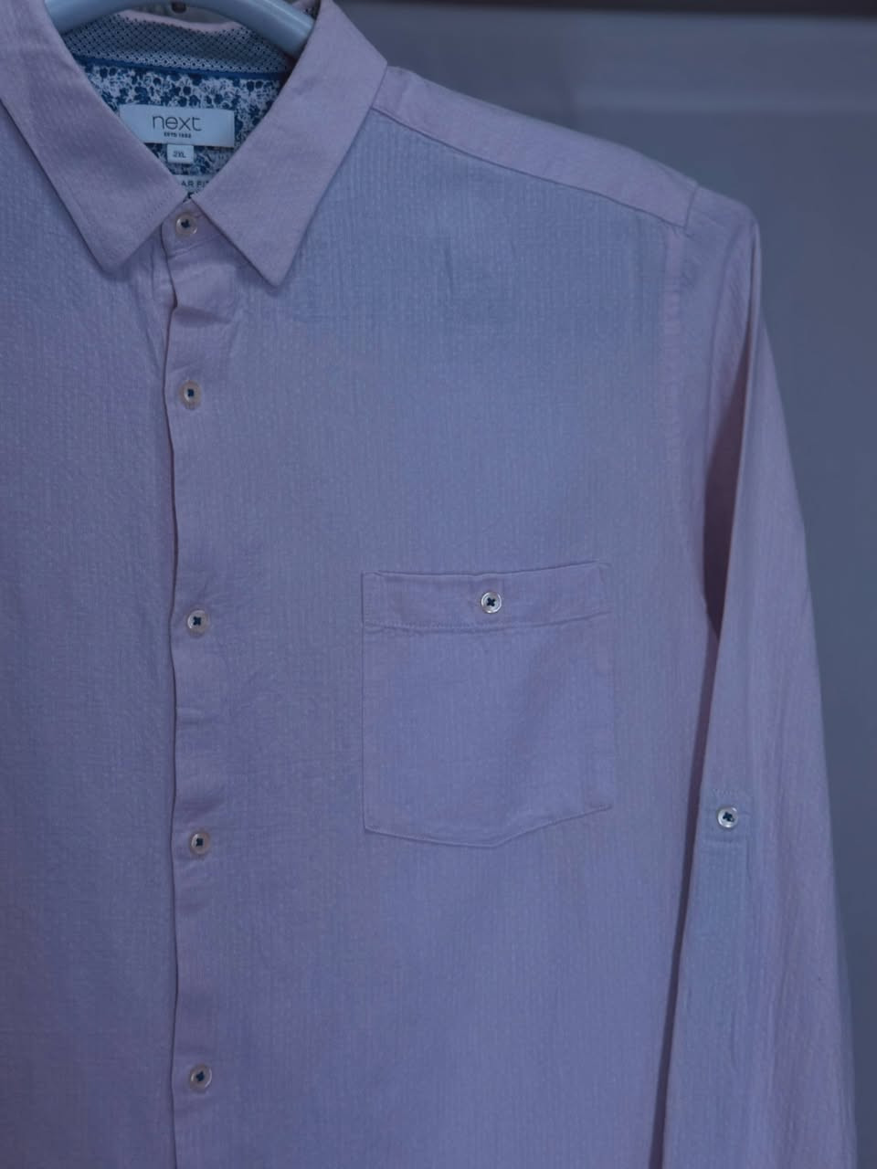 قميص ماركه   (  NEXT )ً سوبر كريم 
قياس XXL

النظافه 💯/💯  

يوجد توصيل 🚚 (بغداد -محافظات )
☎️رقم الهاتف :***********

للحجز -دايركت

