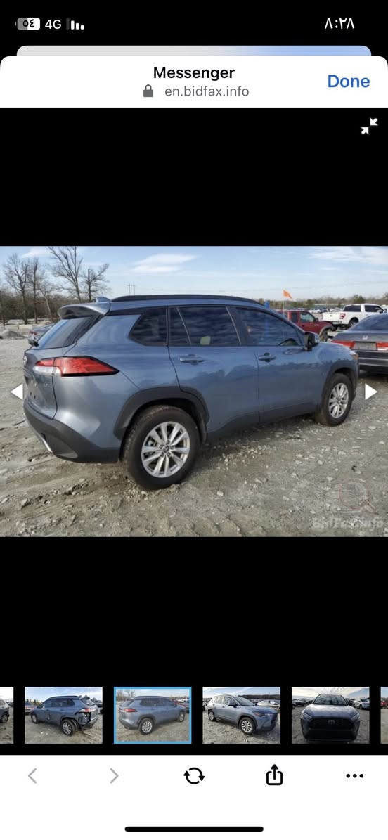 السلام عليكم 
كورلا كروس
مديل 2023
حادث موضح بل صوره 
بدون ايرباك 
مواصفات السياره 
فحته سلايت 
رادار امامي خلفي
ويل كب 
تشغيل عن بعد 
هيترات بل مري 
سياره فول مواصفات 
السياره حادثها فقط بابين بدون ايرباك ومصلحين نفسهم 
السعر ١٨٥$بيها مجال قليل


**إذا كنت صاحب هذا الإعلان وتريد حذفه لأي سبب، رجاءا أرسل رسالة إلى الدعم الفني**