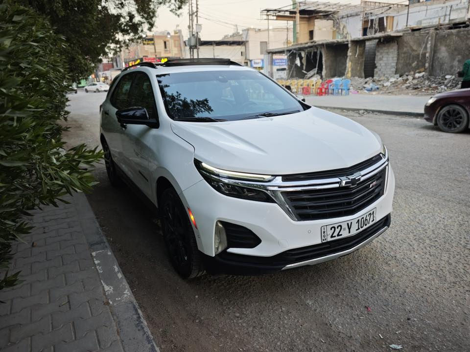 سلام عليكم 
Chevrolet Equinox RS / AWD حادث جانبي
موديل 2023 / لون ابيض
مواصفات :
- دفع رباعي AWD
- كشنات جلد
- كشنات امامي تدفئة
- تدفئة ستيرن
- كاميرات 360 درجة
- حساس امامي خلفي
- محرك 1500 تيربو
- شاشة تدعم Apple CarPlay & Android Auto 
- سستم صوت من شركة Bose 
- سلايد روف بانوراما
- لد نهاري امامي واللايت الخلفي LED
- تبريد قطعتين تحكم 
- تشغيل عن بعد 
- صندوق كهرباء 
- ويل كب اسود ويدات وعلامات اسود بلاد
- رادار قيادة شبك ذاتية ومحافظة على المسار
- اوتو بريك رادار
- ماشية 52 الف كيلو قابل للزيادة
حادث باب السائق والخلفي مبدل نفس اللون اصلي وتصليح بالجاملغ الخلفي درجة اولى بدون ايرباك بدون بجم المحرك على وضع الشركة والراديترات ايضاً 
- مكان السيارة النجف - السيارة مرقم اربيل ب اسم الشركة تحويل او وكالة 
 ***********- للتواصل واتساب 
- السعر 180
