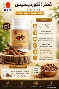فطر الكورديسبس • كورديسبس • DXN • فطر • منتجات DXN • مكمل غذائي