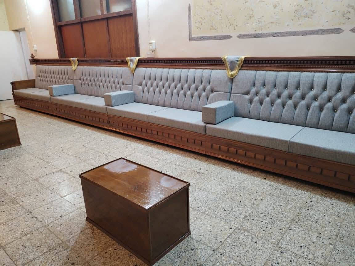 تحطيم الأسعار شهر رمضان المبارك
🌹 🌒 السعر 550 بس  🌘 
ديوان صاج 10 مقعد مع زان مصري قياس 6.5 متر
بلوك 16ملم
سفنج مميز اول
قماش قديفه بعده الوان
شغل درجه اولى
مع هديه طبله صاج مع مساند عدد 2
صبغ صاج درجه اولي
ضمان حقيقي 3 سنوات💯 🌹
توصيل جميع المحافظات وبانسب الاسعار

للاستفسار
***********
