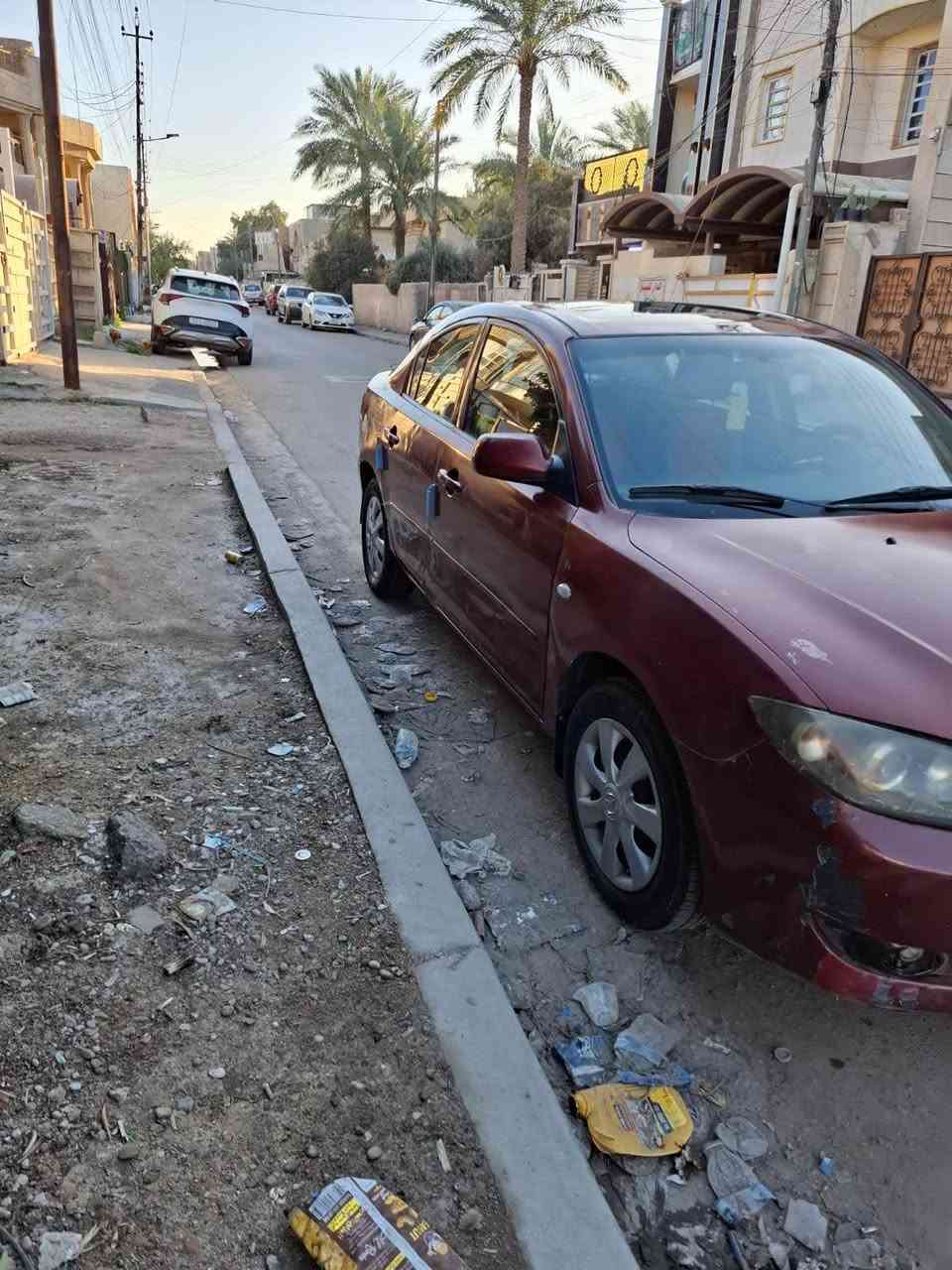 السلام عليكم 
للبيع مازدا زووم 3 2008 وارد امريكي محرك وكير كورلا 2008 
مصبوغة حزام 
تبريد نقص كومبريسر. تدفئة شغالة 
رقم ديالى انكليزي باسمي 
مكان السيارة بغداد تقاطع درويش 
السعر 47 وبي مجال 
للاتصال *********** بغداد, العراق
