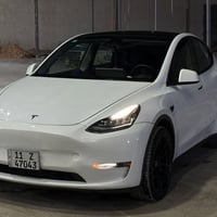 تيسلا Y 2023 دبل ماطور اوف لاين   الحادث موضح بالصور بيها نواقص بسيطة ...