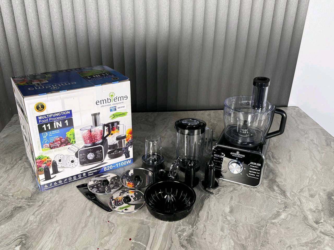 لاول مره بالعراق ست البيت 11 وظيفة في جهاز واحد من شركه امبليوم وبقدرة حقيقي 1100 واط ✅
ست المطبخ تختصر عليكم الوقت والجهد ✨
1_بلندر
2_محضره طعام 
3_ مهراسه 
4_خفاقه 
5_معصاره برتقال
 6_ خلاط
7_ طاحونه 
8_ أربع عمليات تقطيع مختلفه للخضروات والفواكه ومبراشه للخضار
وغيرها الكثير بهذا الجهاز العملي 

🛑ضمان لمدة سنة من تاريخ الشراء

للحجز والأستفسار مراسلتنا 📩📨 
او واتساب ***********
التوصيل لجميع المحافظات 🚚
