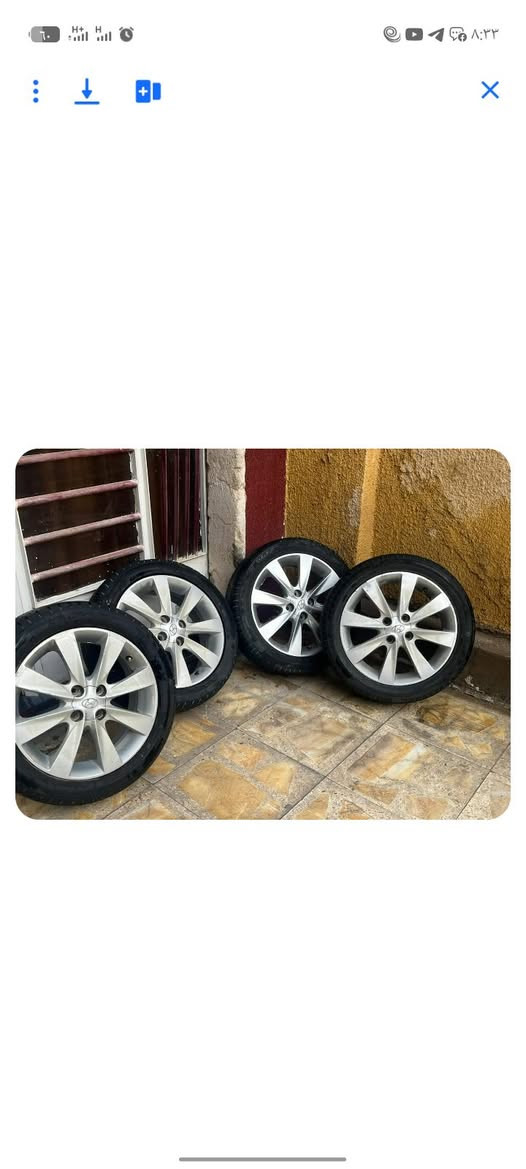 تخم ويل كب حجم 16 مال اكسنت بلاديات مع تايرات 
السعر 200 الف 
***********
***********
