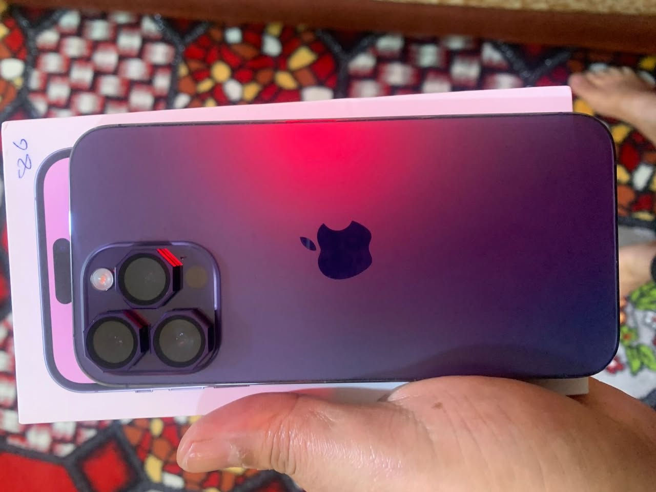 ايفون 14 برو ماكس مستبدل شاشه اصليه ذاكره 256 البطاريه 86 السعر 750 وبي مجال للطيبين الرقم ***********
