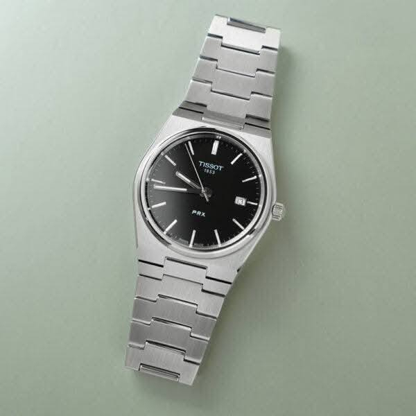 TISSOT
250 الف فقط

ساعة تيسوت بي ار اكس كوارتز مينا اسود بسوار ستانلس ستيل فضي للرجال - T137.410.11.051.00
وزجاج ياقوت كرستال مقاوم للخدش 
بقطر 40 يناسب المعصم 
مكنه ايتا ذهبيه 3 جواهر 

شراي تفظل خاص 

توصيل متوفر لجميع محافظات العراق.


**إذا كنت صاحب هذا الإعلان وتريد حذفه لأي سبب، رجاءا أرسل رسالة إلى الدعم الفني**